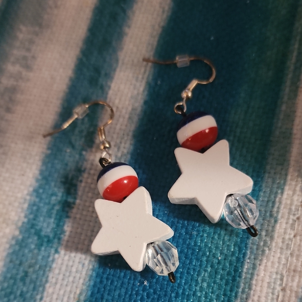 Patriotic Star Earrings